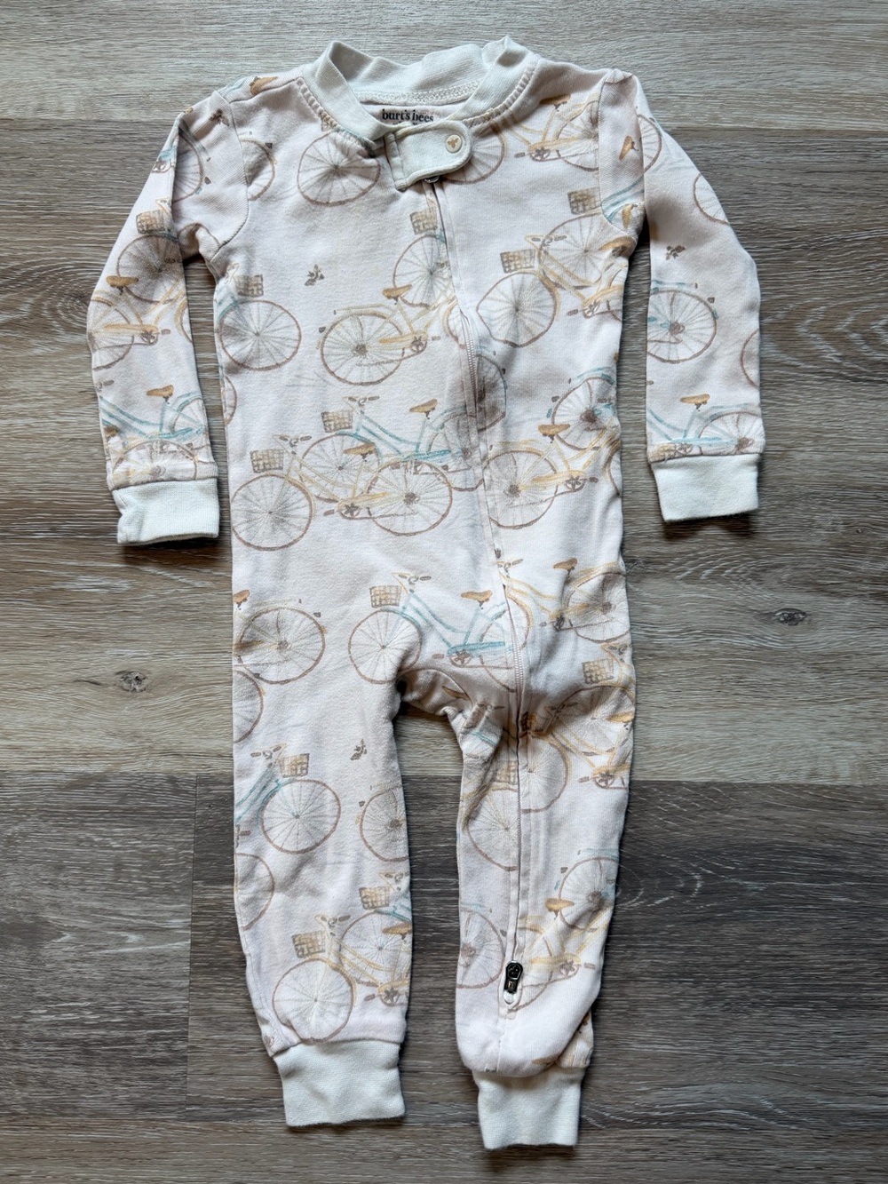 Burt’s Bees Baby. Footless, Snug Fit, One-Piece Jammies. 12 mos.